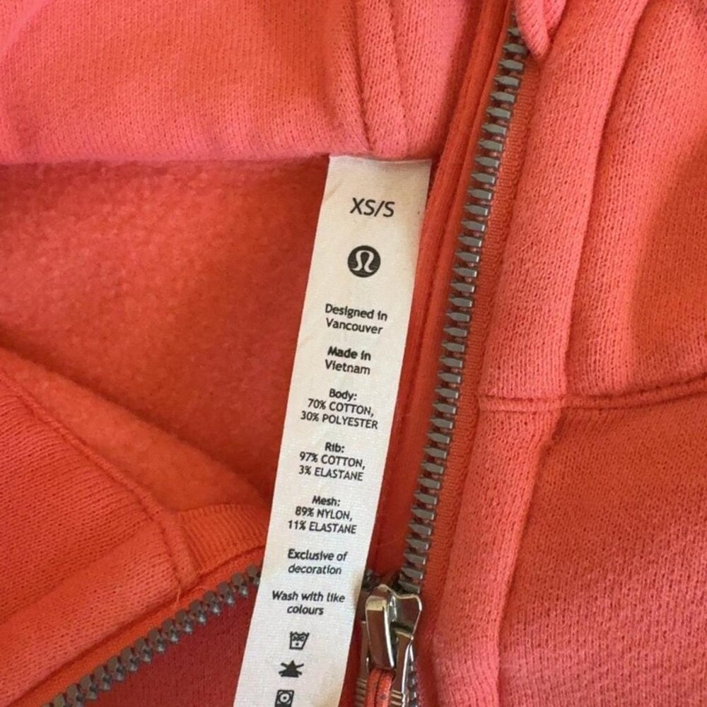 Lululemon Raspberry Cream Scuba - Picture 3 of 3
